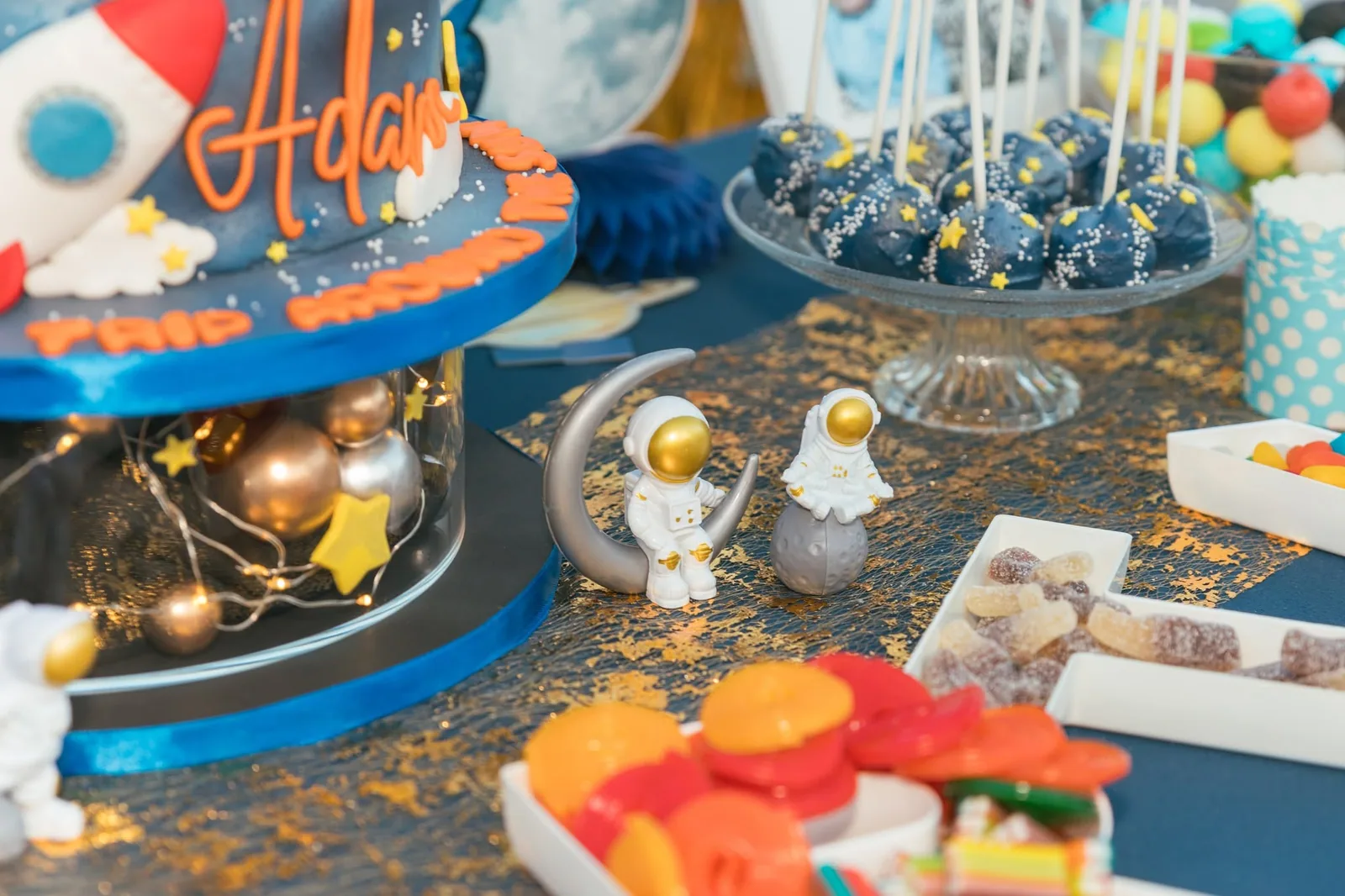 space themed birthday cake and desserts malta